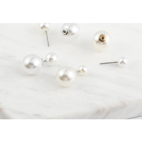 Multi-specification ABS Imitation Pearl bead for Fashion Stud Earring Making DIY Earring Jewelry Findings