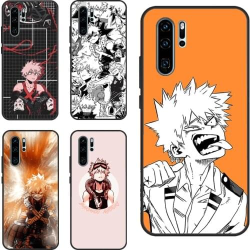 Bakugo Boku no My Hero Academia For Huawei P30 Lite P40 P20 Pro Nova 5T P Smart 2019 Case For Honor 20 10 X Lite 8X 9X