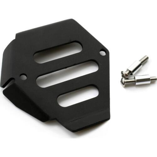 Motorcycle Black Silver Aluminum Exhaust Flap Cover Protector Guard for BMW R1200GS 2008 2009 2010 2011 2012 R NINET