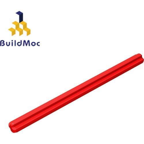 BuildMOC Compatible Assembles Particles 3707 1x8 For Building Blocks Parts DIY LOGO Educational Crea