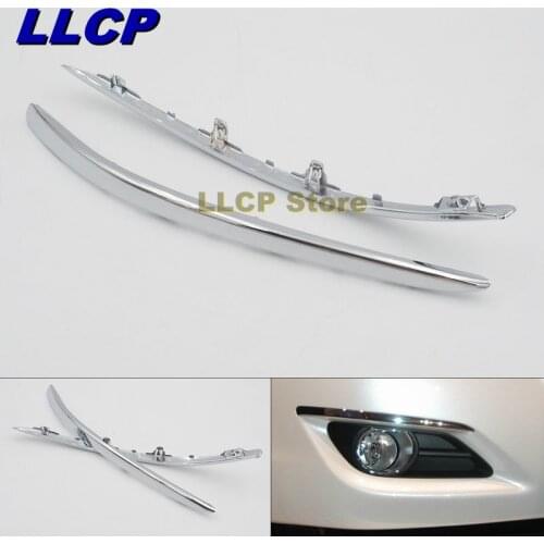 For Toyota For Camry Aurion V40 2006 2007 2008 2009 Front Fog Lamp Light Chroming Cover Trim Garnish Panel