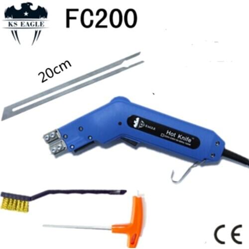200 W Electric Foam Heat Wire Tool Grooving Cutter Blades Various Kit New Hand Hold Heating Knife Cutter Hot Cutter 20 Cm Blade