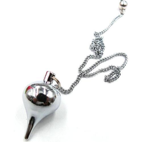 Pendulum pendant male Dowsing Healing Pyramid spiritual Reiki pendulums for dowsing Charms Chakra Amulet gold rose gold Copper