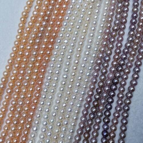 Lots of 5Qty 10mm near round freshwater pearls loose pearl strings #ZJ9000507