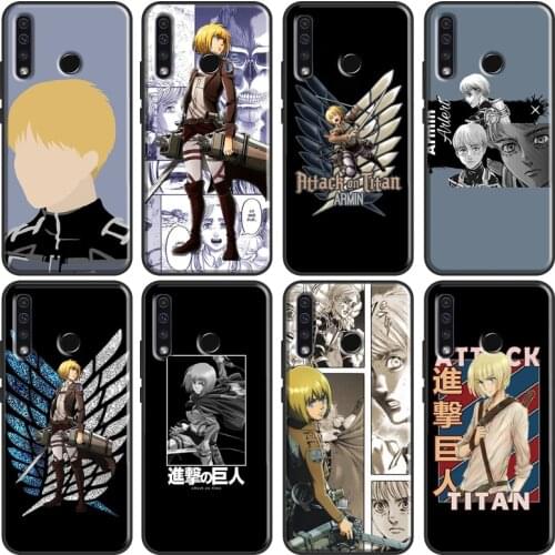 Armin Arlert Attack on Titan Anime Soft For Huawei Honor 20 8 9 10 10X Lite 10i 7C 4C 6C 7A Pro 8A 9A 8S 9S 7X 9X 8X Case