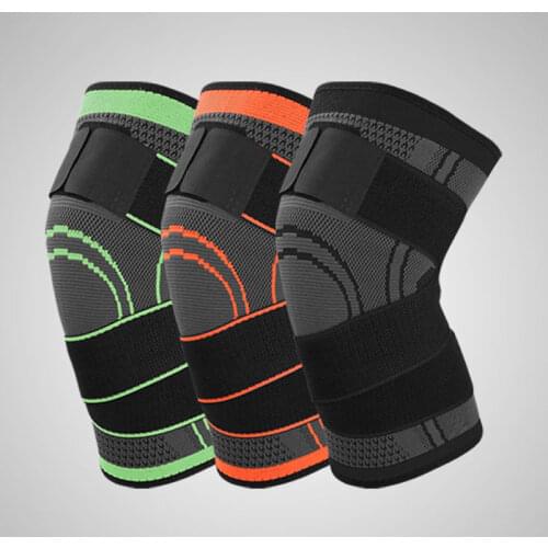 Knee pads Elastic Bandage Pressurized Knee Support Protector Fitness running Arthritis muscle joint Brace Breathable Knee pad
