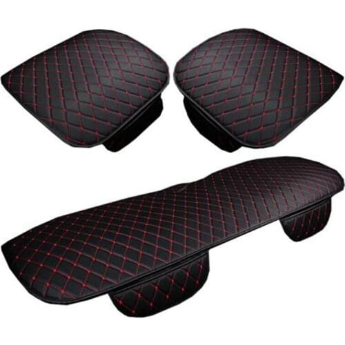 Non-slip car MATS monolithic full leather car without back of a chair seat four seasons general three-piece auto suppliest