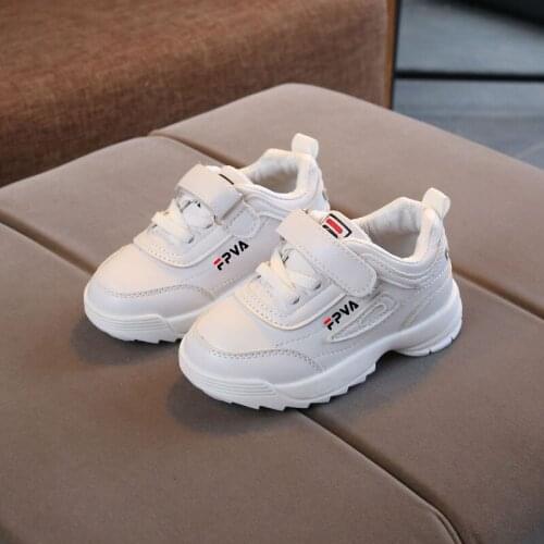 New Boys Girls Fashion Sneakers Baby/toddler/little Kids Leather Trainers Children School Casual Sport Shoes Soft Running Shoes