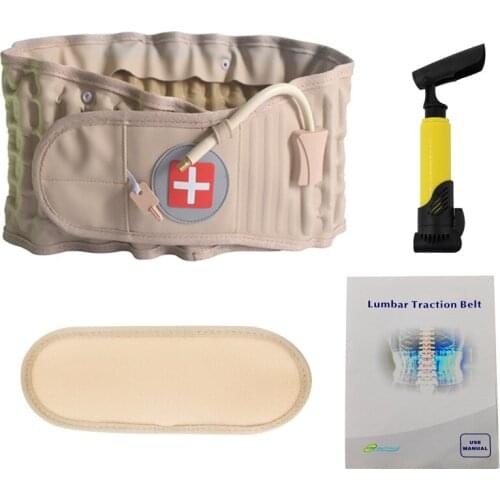 Lumbar Waist Support Belt Spinal-Air Decompression Air Traction Waist Protector Belt Pain Lower Lumbar Support Fit Sports Safety