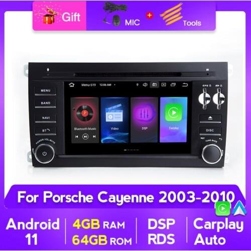 PX5 car intelligent system 2 din radio android 11 screen for Porsche Cayenne/ Cayenne S/Cayenne GTS 2003-2010 video players 2DIN