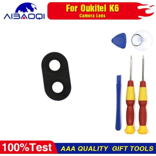 For Oukitel K6 Rear Back Camera Glass Screen Protector Back Camera Clear Protective Film Perfect Replacement Parts Free Tools