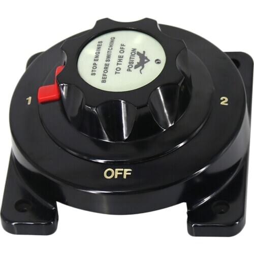 HeavyDuty Marine Dual Battery Switch Isolator Selector Boat/RV/Caravan/Yacht