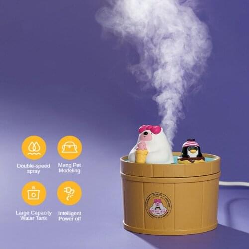 Japanese Style Hot Spring USB Air Humidifier Household Silent Bedroom Large Spray Office Desktop Decorations