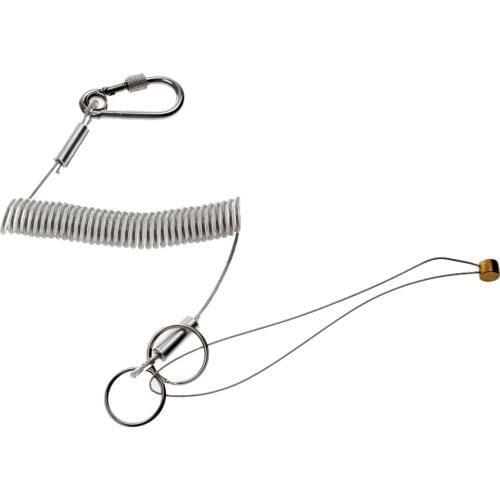 Retractable 1.5M Fly Fishing Lanyard Tools Holder Tether With Carabiner Hook