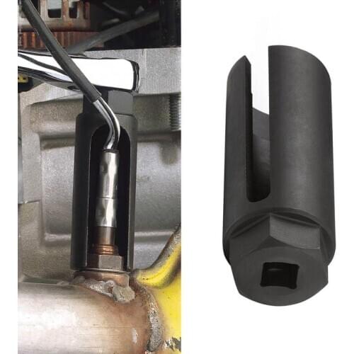 1pc Oxygen Sensor Socket Japanese 22mm 7/8'' 8mm Slot Lambda Lamda Tool 3/8"" Drive Disassembly Tool Car Remover Hand Tool