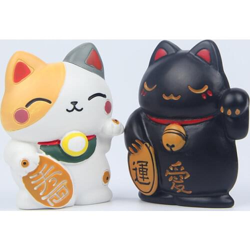 Japanese style sprout 3D creativity Fortune Cat new magnet refrigerator sticker cute kitten home accessories magnet