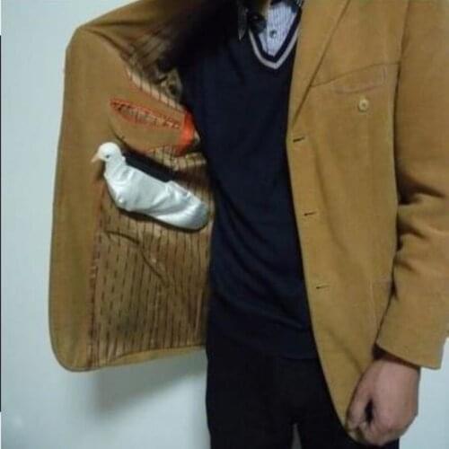 1Pcs Dove Pocket/Dove Bag/Dove Holder Magic Tricks Amazing Close Up Magic Accessory Dove Magic Easy To Do Learn Magician Toys