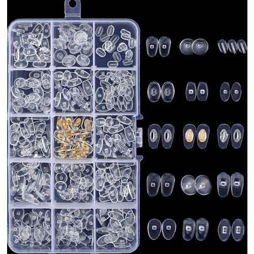 1500pcs Eye Glasses Screw Driver Tweezers Repair Tool Screws Nose Pad Nut Assortment Kit Spectacles Eyewear Accessories