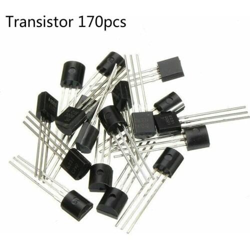 170pcs HOT triode bipolar transistor TO-92 NPN PNP classification kit set