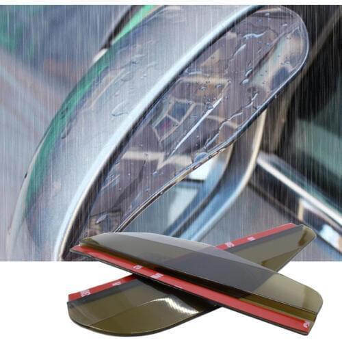 2x Car Rearview Mirror Rain Visor For Ford Focus 2 1 Fiesta Mondeo 4 3 Transit Fusion Kuga Ranger Mustang KA S-max