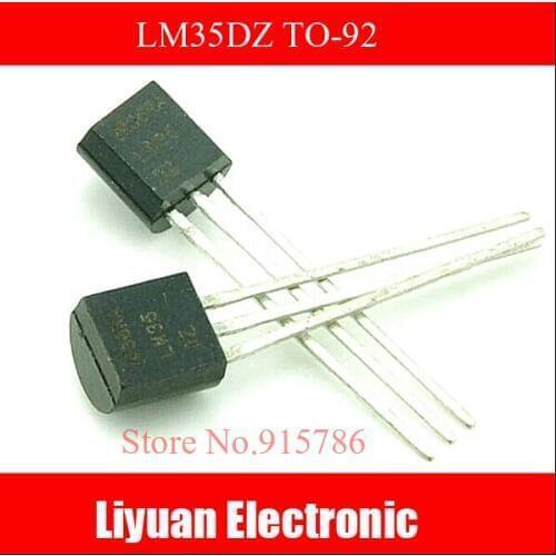 5PCS LM35DZ TO-92 LM35 Precision Centigrade Temperature Sensors