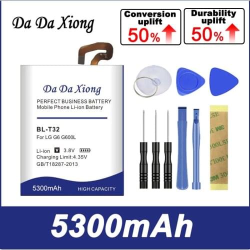 Da Da Xiong 5000mAh BL-T32 Battery for LG G6 G600L G600S H870 H871 H872 H873 LS993 US997 VS988