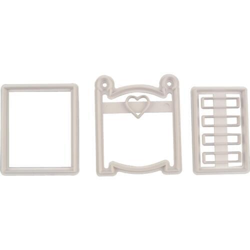 Crib Cookie Cutter Plastic Biscuit Cut Mold Baking Fruit Cut Cake Mold Embossing Printing Die