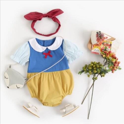Baby Girl Romper Clothes Newborn Baby Clothes Snow white Baby Costume Girls Romper Jumpsuit Toddler Romper Baby Playsuit Sunsuit