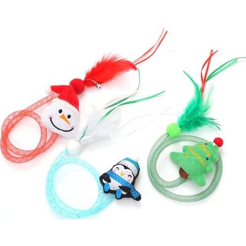 Legendog 3PCS Cat Chew Toy Interactive Funny Kitten Catnip Toy Teaser Cat Play Toy For Christmas Pet Supplies Pet Accessories