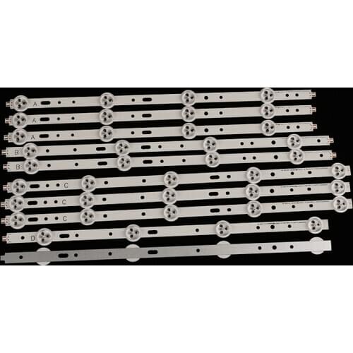 10pcs LED backlight Strip SVS400A73 SVS400A79_4LED 5LED ABCD Type for Samsung 40D1333B 40L1333B 40PFL3208T 40PFL3108T LTA400HM23