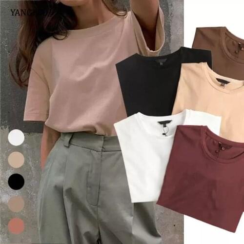 Женские базовые футболки Lunoakvo China At AliExpress