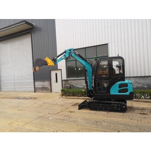 SYNBON Enclosed Cab Digger Micro Construction Machine Crawler Excavator 1.8Ton