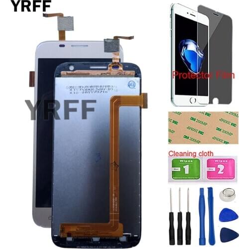Mobile LCD Display Touch Screen For Uhans A101 A101s LCD Display With Touch Screen Complete Assembly Tools Protector FIlm