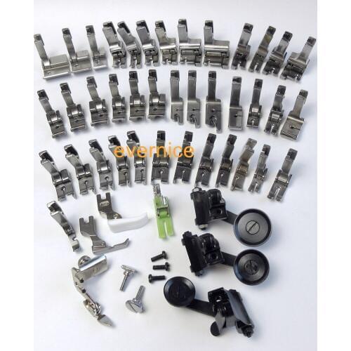 46 Presser Foot Set For Yamata Feiyue Fy8500 Fy8700 Tacsew 5550 T8700