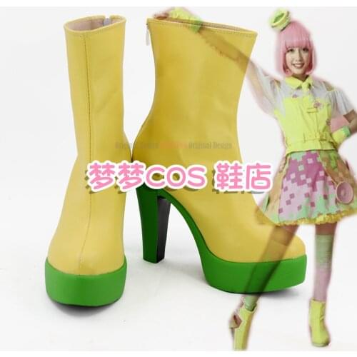 Kamen Rider Ex-Aid Poppy Pipopapo Asuna Karino Anime Characters Shoe Cosplay Shoes Boots Party Costume Prop