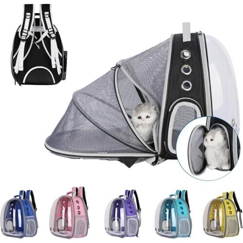 Pet Cat Travel Carrier Transport Backpack Breathable Dog Carrying Cage Cat Space Capsule Carrier for Cat Dogs Transportin Gato