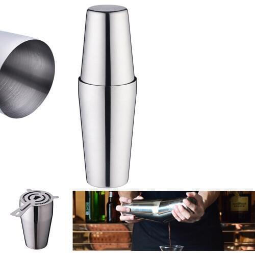 750ml 600ml 450ml Stainless Steel Cocktail Shaker Mixer Drink Bartender Browser Kit Bars Set Tools Professional Bartender Tool