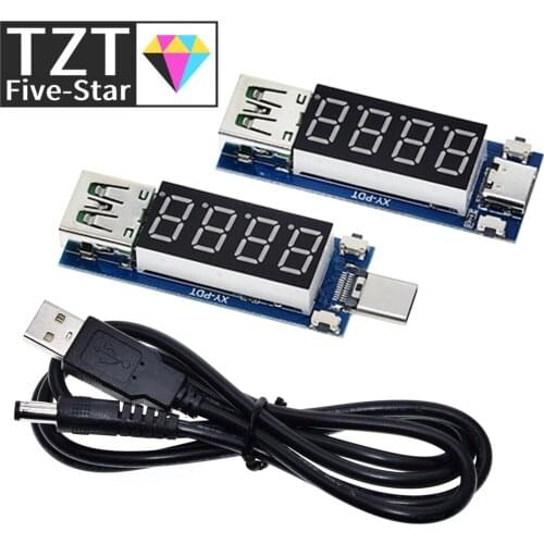 Type-C PD decoy module Quick charge trigger module DC digital display voltage ampere meter Test instrument Support PD2.0 PD3.0
