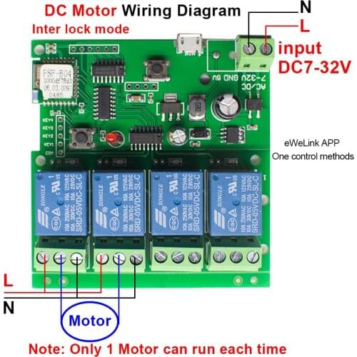 EWelink Sonoff Smart WiFi Remote Control DIY Wireless Switch Universal Module DC5V 12V 32V Self-Locking Wifi Switch Timer