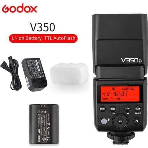 Godox V350 Camera Speedlite Flash Built-in Lithium Battery V350C V350N V350S V350F V350O for Canon Nikon Sony Fuji Olympus