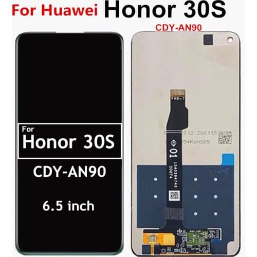 6.5inch For Huawei Honor 30s CDY-AN90 LCD Display Touch Screen Digitizer Assembly 6.5'' For Honor 30 s Screen