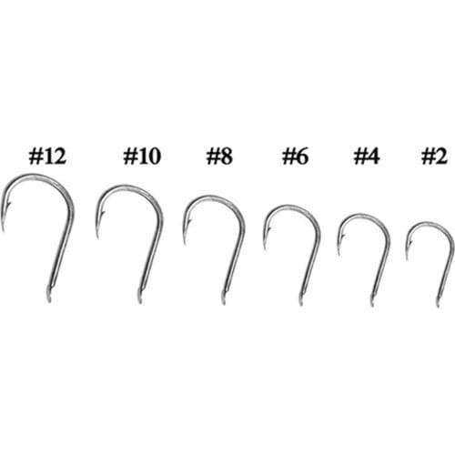100 Pcs High Carbon Steel Fishhooks Carp Fishing Bait Sharp Hook Tackle Tool