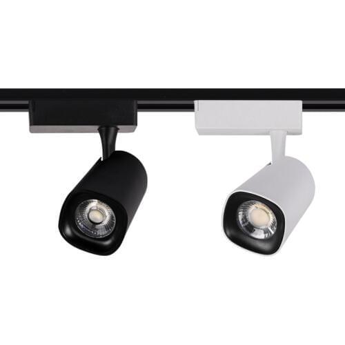 LukLoy 24° Beam Angle Track Spotlight Ra≥85 Adjustable Irradiation Angle Rail Spot Lights Clothing Store Art Exhition Rail Lamp