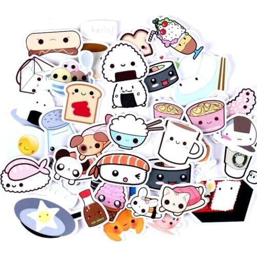 40 PCS Cute rice ball animal mini Paper Stickers Crafts And Scrapbooking stickers book Decorative sticker DIY Stationery