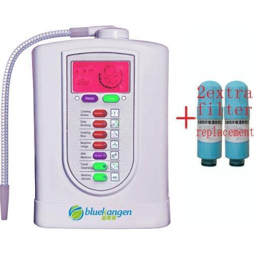 5Plate micro-cluster water/Alkali ionizer/kangen water/hydrogen water(JapanTechTaiwan factry)built-in fibre filter+2extra filter