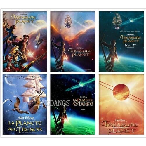 Disney 5d Diy Diamond Painting Treasure Planet Movie Poster Cartoon Diamond Mosaic Embroidery Full Drill Kits Home Decor Gift