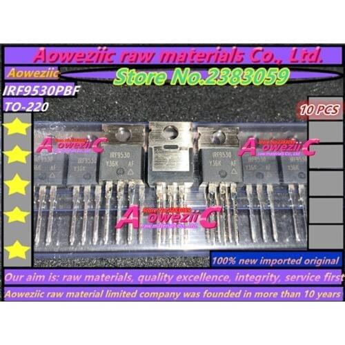 Aoweziic 2017+ 100% new imported original IRF9530PBF IRF9530 F9530 TO-220 MOS tube 14A / 100V