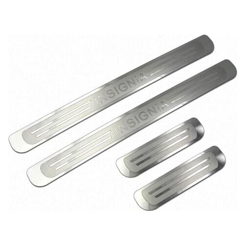 Car styling 4pcs/lot For 2009-2015 OPEL Insignia G09 Z18 ultra-thin door sill pedal cover stainless steel car Accessories