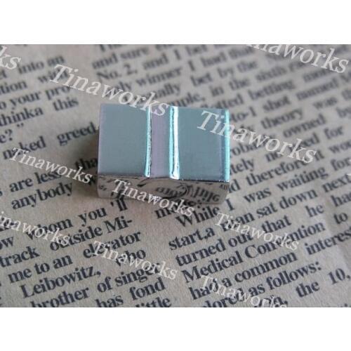 FREE SHIPPING 10 Sets Strong Rhodium Tone Flat Jewelry Magnetic Lobster Clasp Bracelet Closure/Buckle 11.0x6.0mm