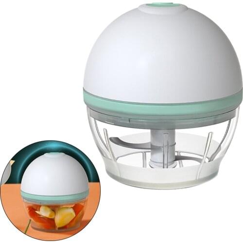 Wireless Mini Electric Garlic Chopper Cutter Grinder Food Processor Crushed Nuts Vegetable Meat Crusher Blender